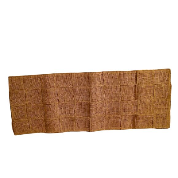 Burlap woven table runner 12 X 66 inches - Picture 2 of 4